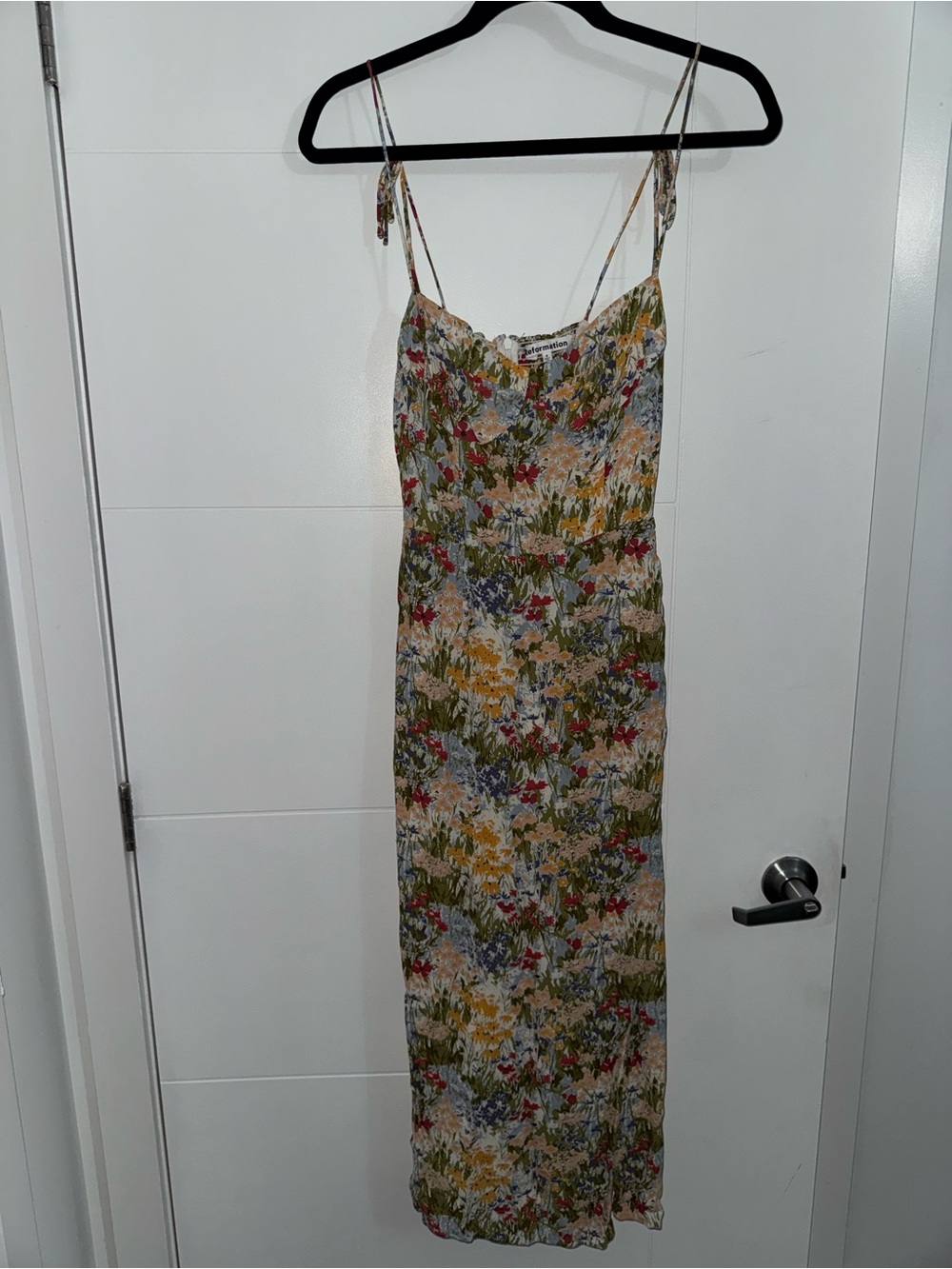 Reformation Floral Maxi Slip Dress